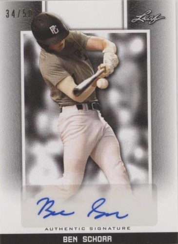 2019 Leaf Perfect Game National Showcase - Ben Schorr #BA-BS1