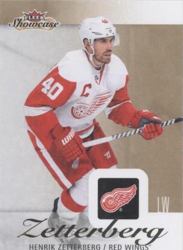 2013-14 Fleer Showcase - Henrik Zetterberg #25