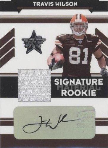 2006 Leaf Rookies & Stars Travis Wilson #SMR-279