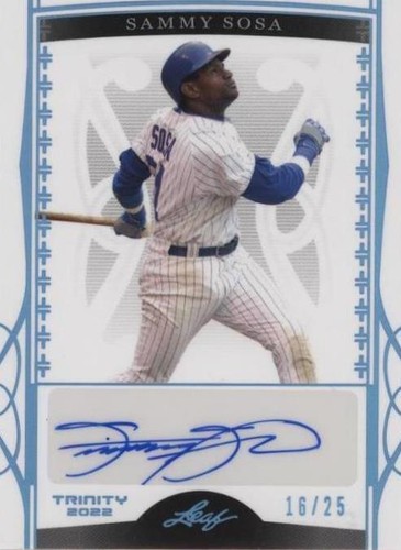 2022 Leaf Trinity - Sammy Sosa #BA-SS2