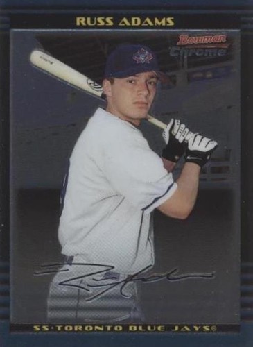 2002 Bowman Chrome Draft Picks & Prospects - Russ Adams #BDP14