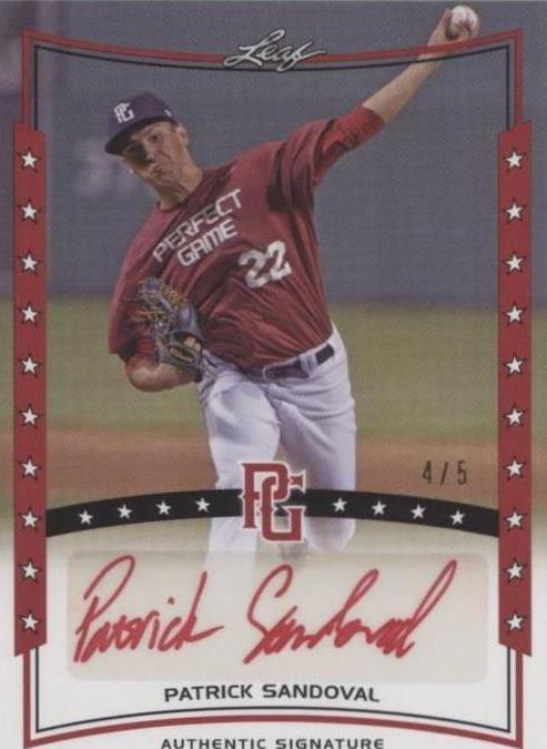 2014 Leaf Perfect Game Showcase - Patrick Sandoval #A-PS1