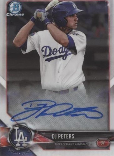 2018 Bowman - D.J. Peters #CPA-DP
