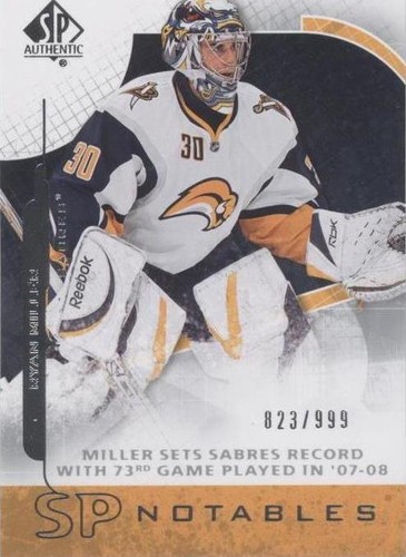 2008-09 SP Authentic - Ryan Miller #147