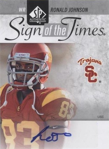 2011 SP Authentic Ronald Johnson #ST-RJ