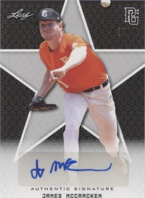 2020 Leaf Perfect Game National Showcase - James Mccracken #BA-JM4