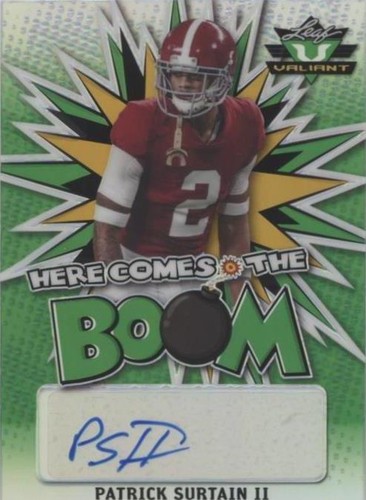 2021 Leaf Valiant Patrick Surtain II #HCB-PS2