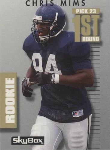 1992 Skybox Primetime Chris Mims #174