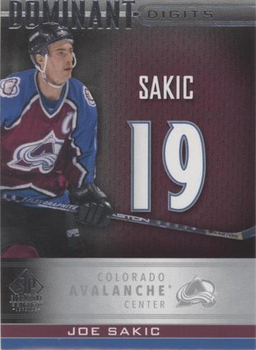 2020-21 Upper Deck SP Signature Edition Legends - Joe Sakic #DD-16
