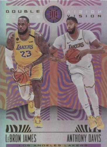 Authentic Panini LeBron James & Anthony Davis Championship