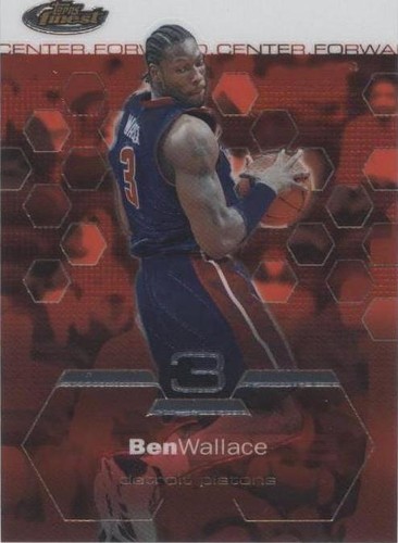 2002-03 Topps Finest - Ben Wallace #74