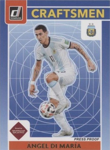 2021-22 Panini National Treasures Angel Di Maria /49 Auto