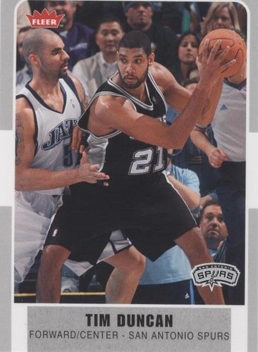 2007-08 Fleer - Tim Duncan #180