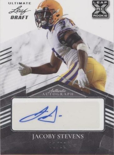 2021 Leaf Ultimate Draft JaCoby Stevens #BA-JS1