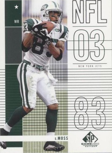 2003 SP Game Used Edition Santana Moss #58