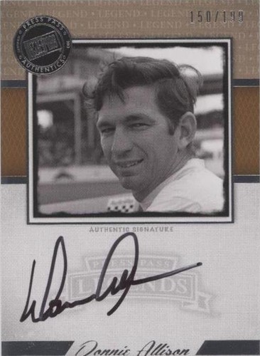 2013 Press Pass Legends - Donnie Allison #LG-DA