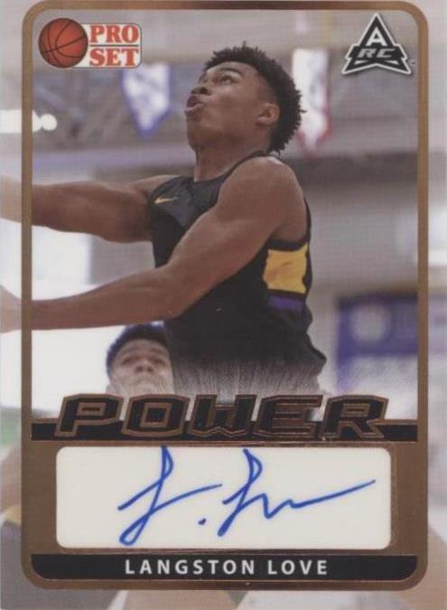2021-22 Leaf Pro Set Power - Langston Love #BA-LL1