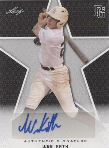 2020 Leaf Perfect Game National Showcase - Wes Kath #BA-WK1