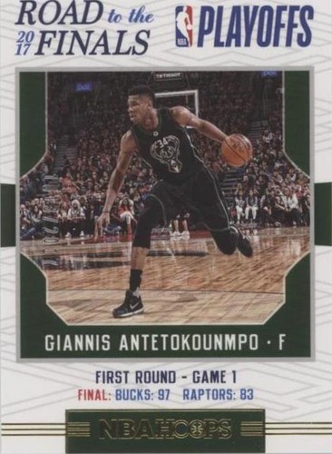 Giannis Antetokounmpo 13/14 Panini Hoops Rookie #275 PSA 8