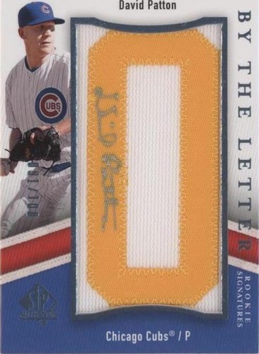 2009 SP Authentic - David Patton #BTLR-DP