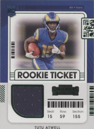 2021 Panini Contenders Tutu Atwell #RTS-TAT