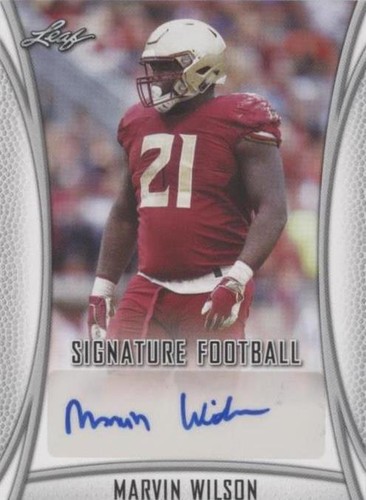 2021 Leaf Signature Marvin Wilson #BA-MW1