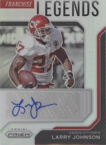 その他 LARRY JOHNSON auto Larry Johnson IP (in person) auto. 1995-96 topps finest