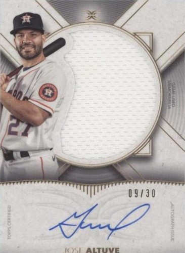 2021 Topps Definitive Collection - Jose Altuve #ARC-JA