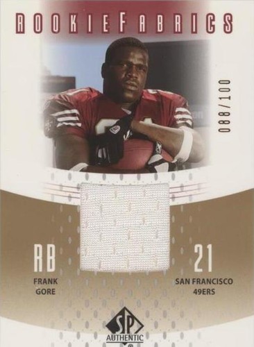 2005 SP Authentic Frank Gore #RF-FG