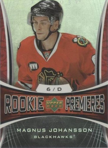 2007-08 Upper Deck Trilogy - Magnus Johansson #134