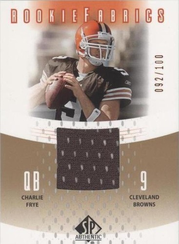 2005 SP Authentic Charlie Frye #RF-CF