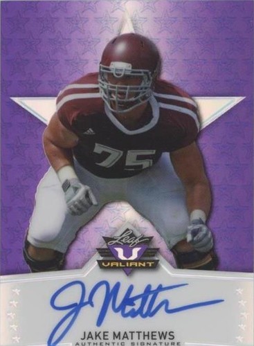 2014 Leaf Valiant Jake Matthews #BA-JM1