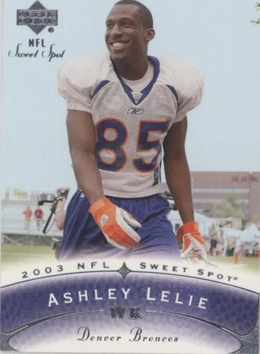 2003 Upper Deck Sweet Spot Ashley Lelie #83