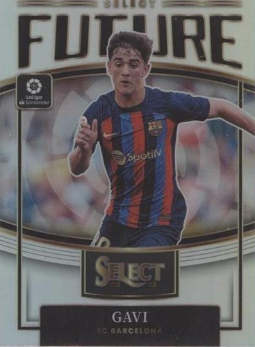 2023-24 Panini Select La Liga Barcelona Gavi Select Swatches