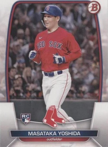 ゲームセンター・ゲームカード Bowman Masataka Yoshida Blue Rookie 2023 Bowman #58 Masataka Yoshida Rookie Card RC Sky Blue