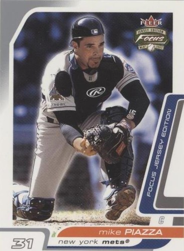 2004 Fleer Skybox Mike Piazza Limited Edition Worn Jersey