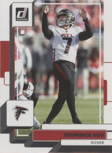 Younghoe Koo 2022 Panini Donruss Football NFL Base Card #233