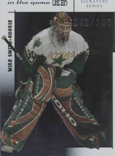 2003-04 In the Game-Used Signature Series - Mike Smith #188