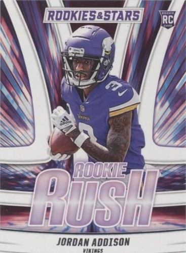 その他 2023 Black White Night Jordan Addison Jordan Addison [Black] #19 Prices | 2023 Panini Illusions