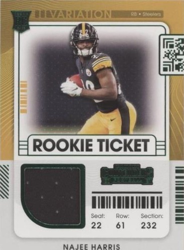 2021 Panini Contenders Najee Harris #RSV-NHA