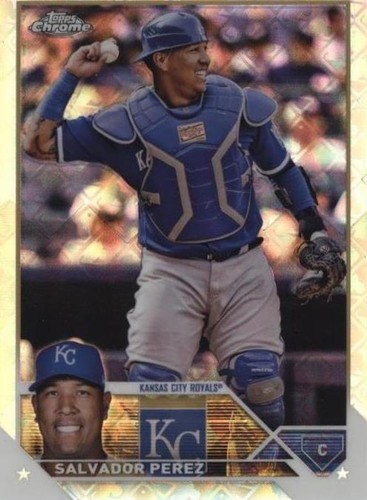 2023 Topps Chrome Logofractor Edition - Salvador Perez #165