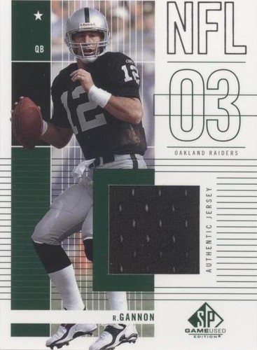 2003 SP Game Used Edition Rich Gannon #172