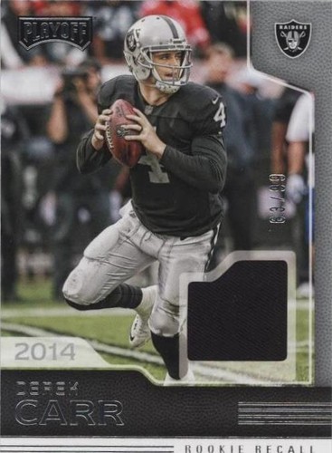 2016 Panini Playoff Derek Carr #RR-DC