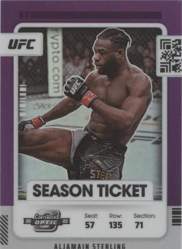 2022 Panini Chronicles UFC - Aljamain Sterling #367