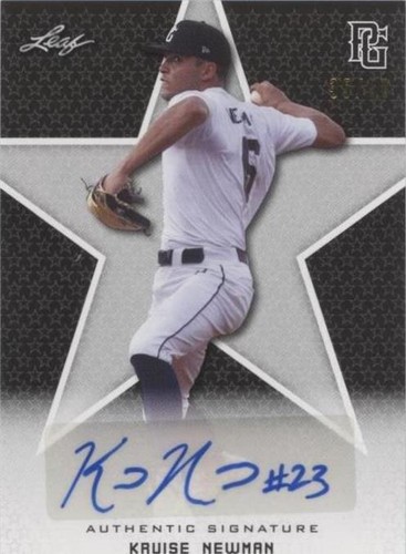 2020 Leaf Perfect Game National Showcase - Kruise Newman #BA-KN1