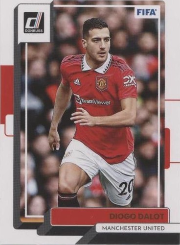 2022-23 Panini Donruss Optic #165 Diogo Dalot Green Foil SP 2022-23 Panini Donruss Optic #165 Diogo Dalot Green Foil SP