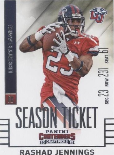 2015 Panini Contenders Draft Picks Rashad Jennings #84