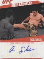2009 Topps UFC - Amir Sadollah #FA-ASA