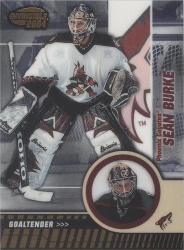2003-04 Pacific Invincible - Sean Burke #76