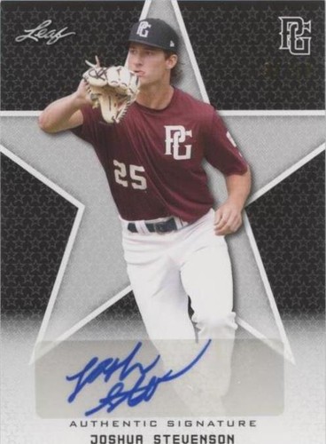 2020 Leaf Perfect Game National Showcase - Joshua Stevenson #BA-JS2